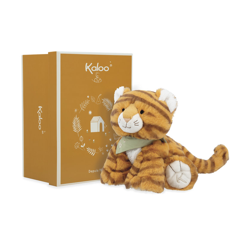 Peluche Tigre Papaye 17 cm Kaloo produit et boîte