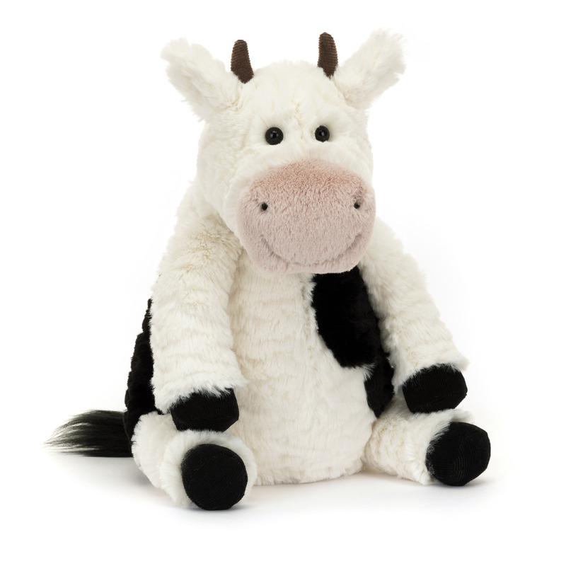 Peluche Vache Mooliet Jellycat cote