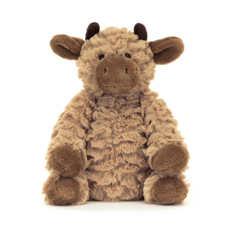 Peluche Veau Original Fuddles Jellycat face