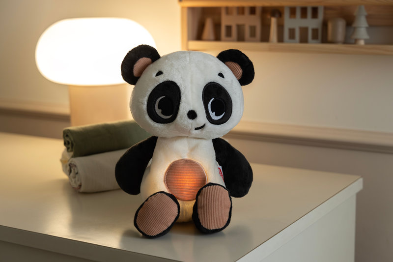 Peluche veilleuse Snuggly Buddy Panda produit allumé