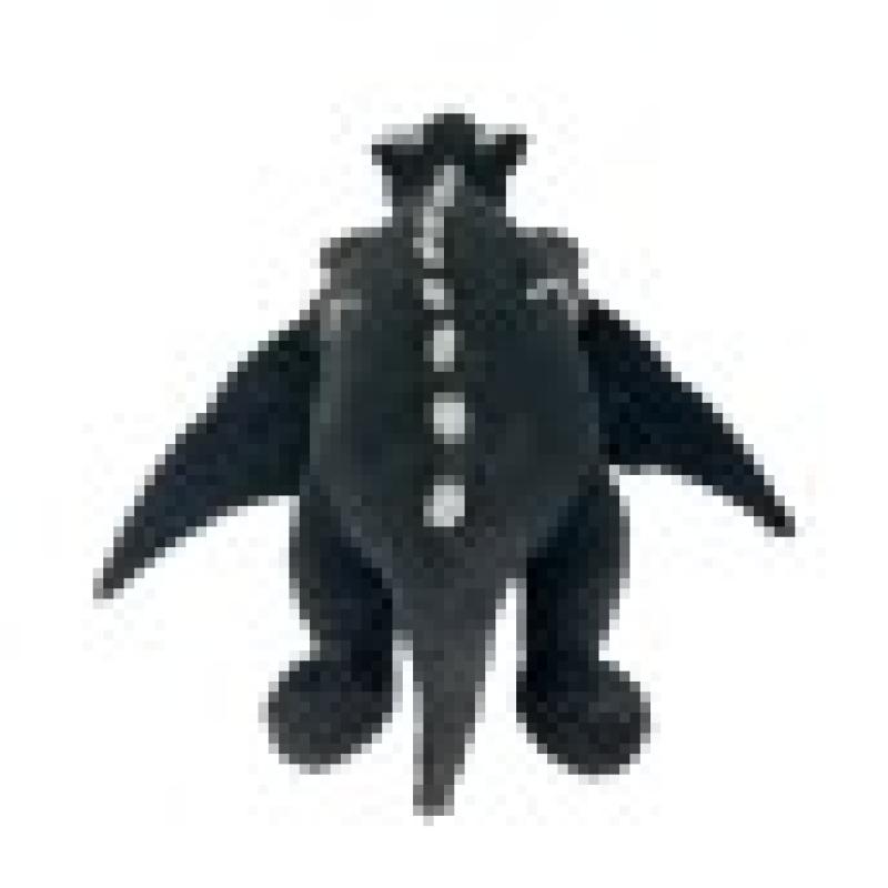 Peluche Yoru le Dragon Noir 60 cm NEMU NEMU arrière