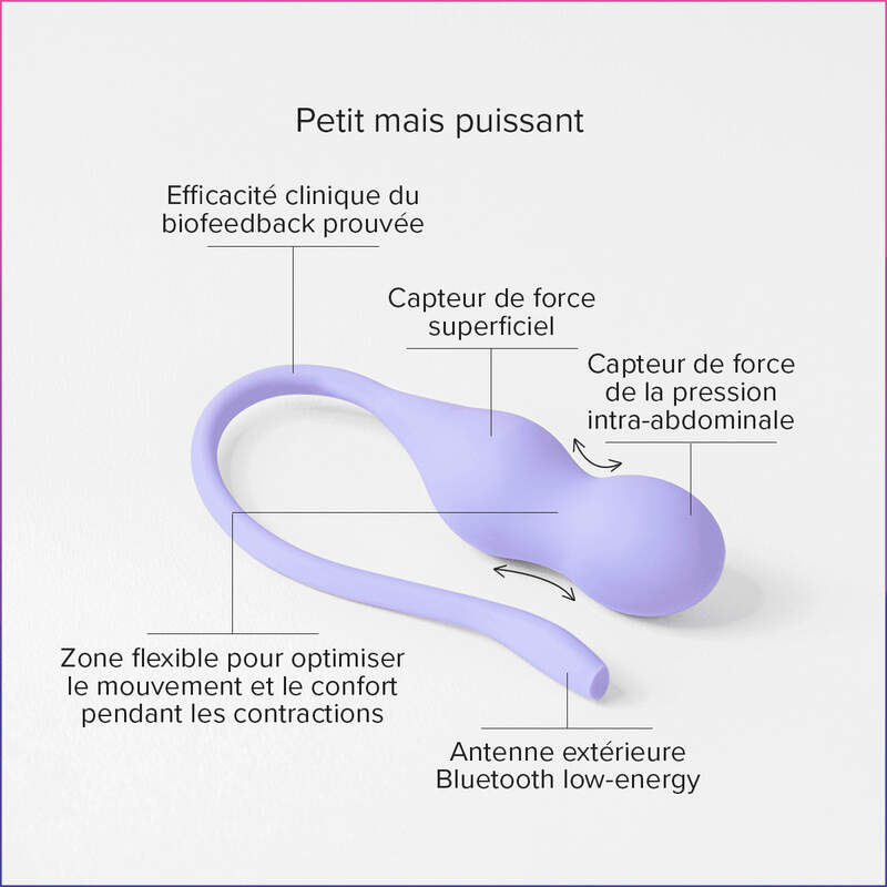 Perifit Care + sonde de renforcement périnéale connectée Perifit explpications