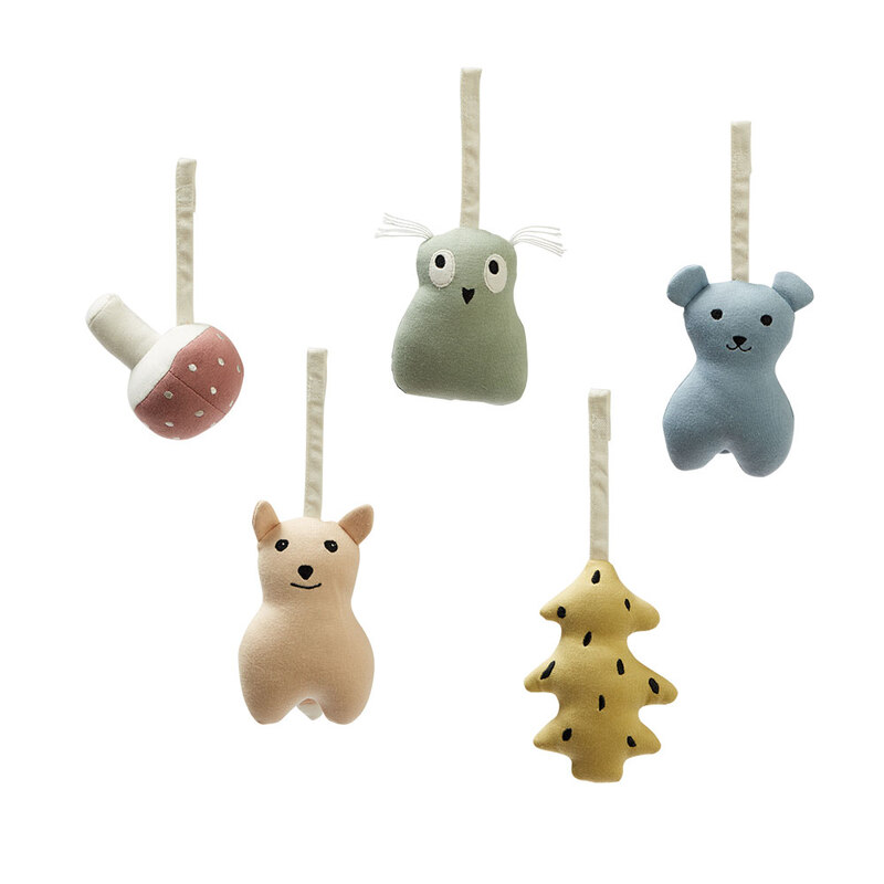 Personnages pour portique forêt 5pcs EDVIN Kid's Concept animaux