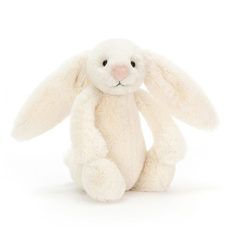 Petite peluche Lapin Bashful Bunny Crème Jellycat face