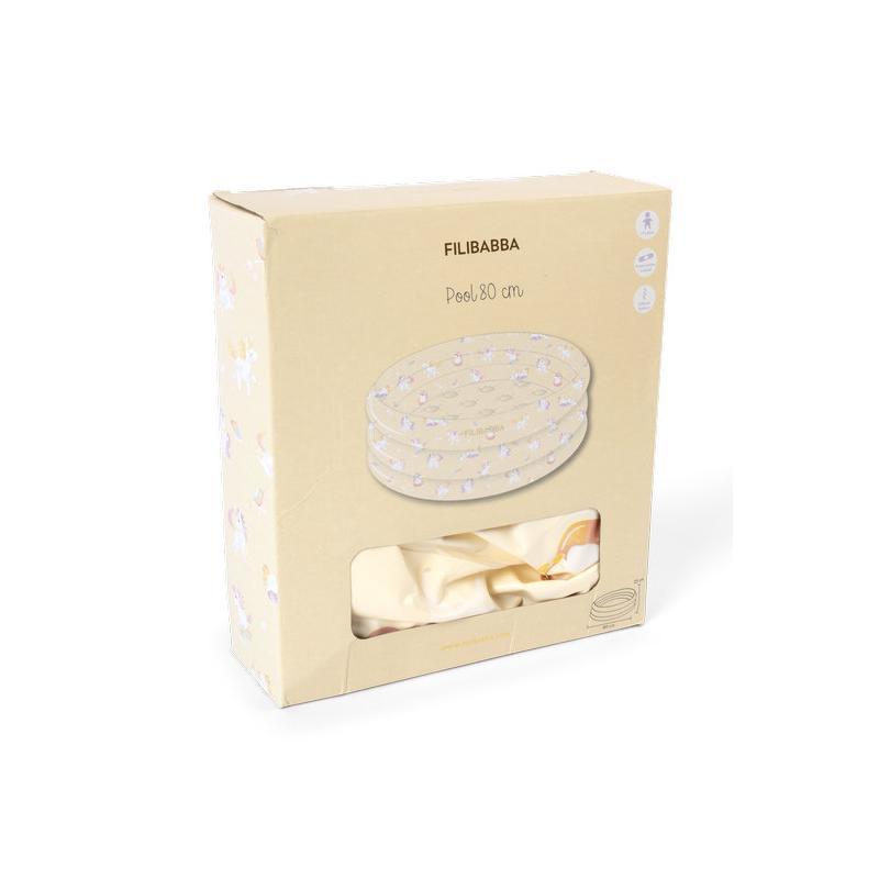 Piscine 80 cm Alfie La plage des licornes FILIBABBA packaging
