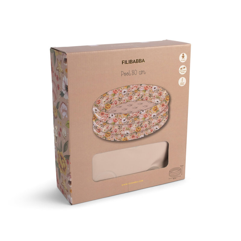 Piscine gonflable 80 cm Alfie - Ocean Blossom Filibabba boîte 