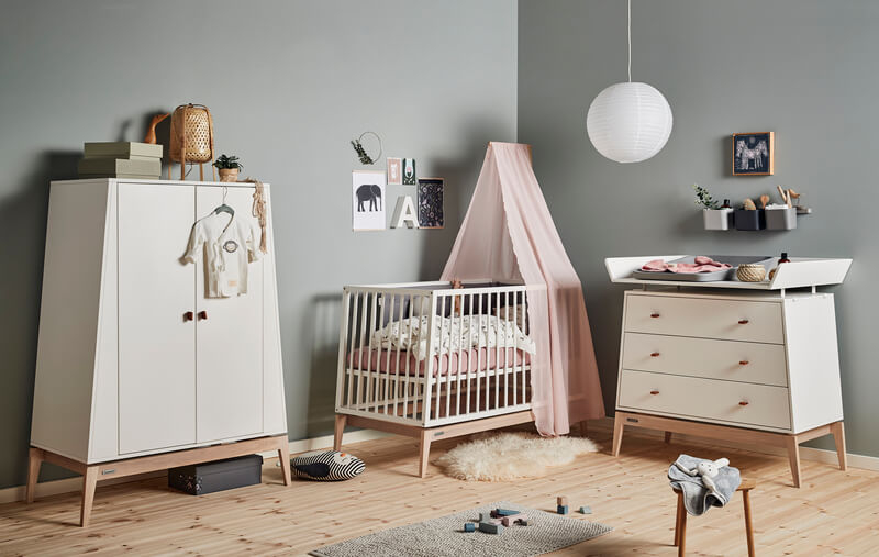 Armoire Luna Chêne Blanc Leander armoire lifestyle 3