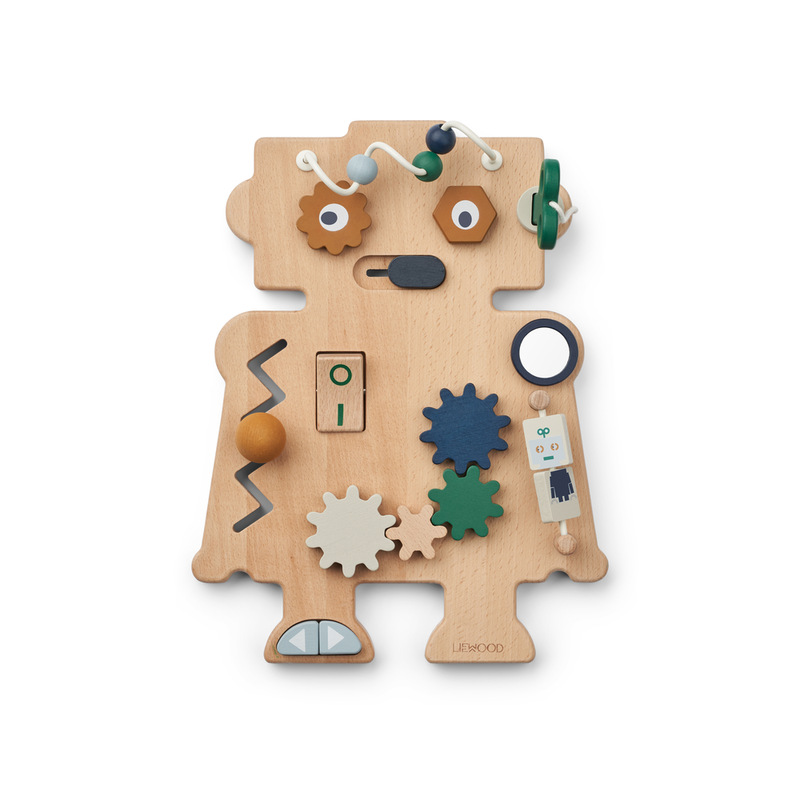 Plateau de jeu Carola Robot Indigo blue multi mix Liewood configuration 1