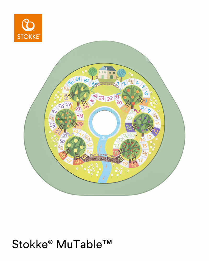 Plateau de jeu pour table d'activité MuTable™ V2 Fruits & Veggies Stokke produit face