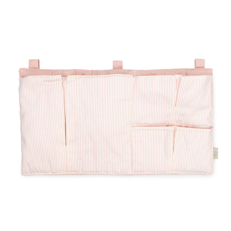 Pochette de rangement pour lit Classic Stripes Rose Cam Cam Copenhagen produit