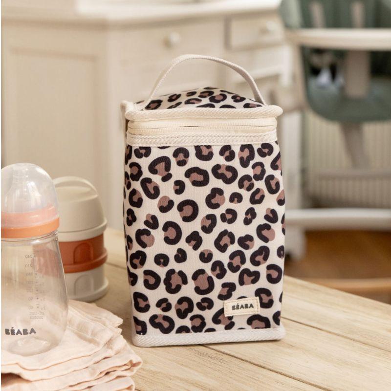 Pochette repas isotherme Léopard clay BEABA lifestyle 2