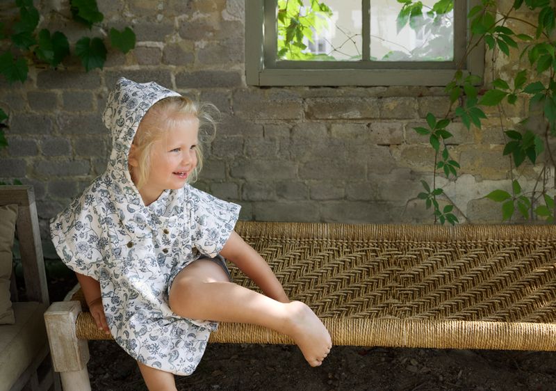 Poncho de bain Garden Leo Toile Elodie lifestyle