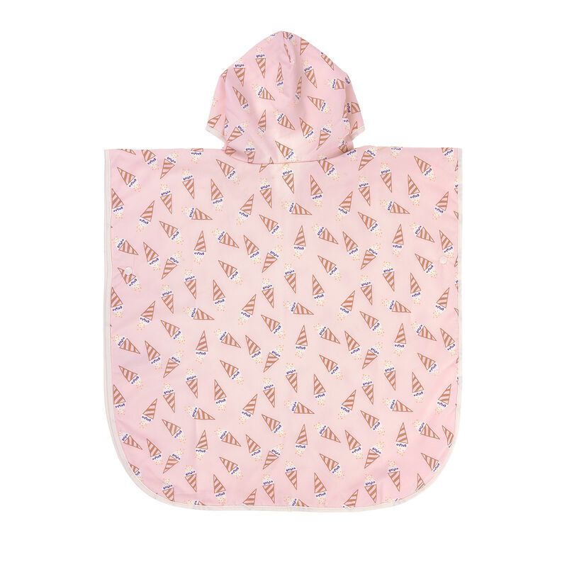 Poncho de plage Ice Cream Rose Pâle Lassig derrière