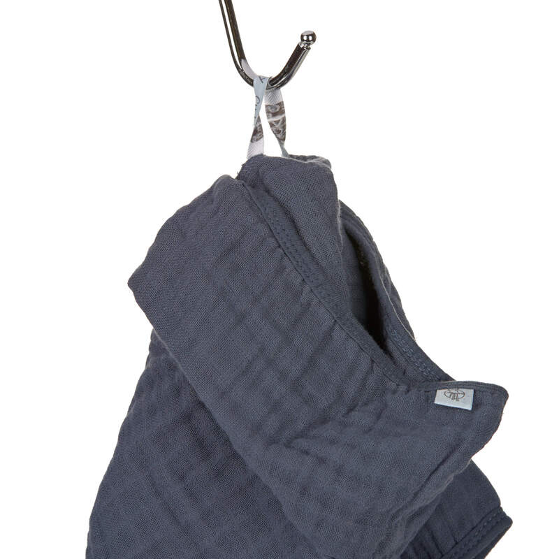Poncho de bain en mousseline Lassig Crochet