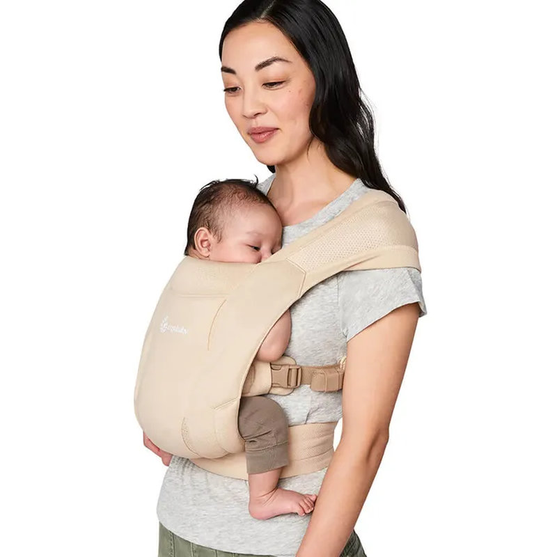 Porte-bébé physiologique Embrace Soft Air Mesh Cream Ergobaby côté