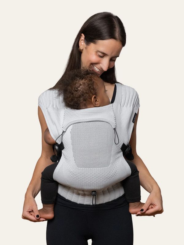 Porte-bébé Flybaby Grey Flybaby face