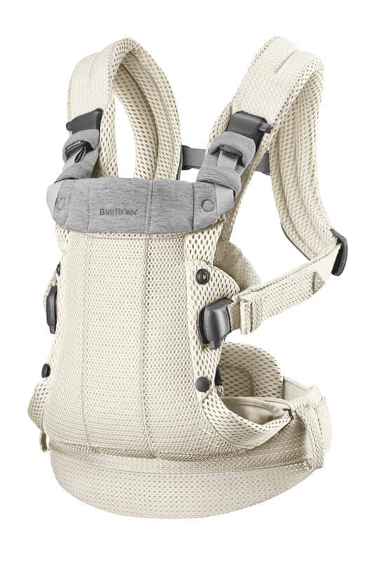 Porte-bébé Mini Jersey 3D BABYBJORN - gris clair