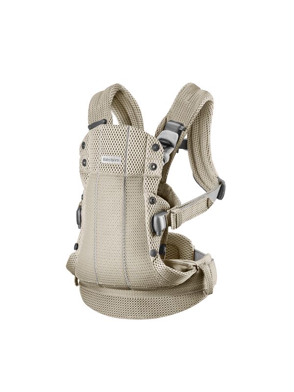 Porte-bébé Harmony Mesh 3D gris beige Babybjorn produit position 1