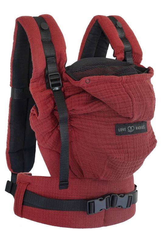 Porte-bébé HoodieCarrier 2 Hot Paprika Love Radius produit