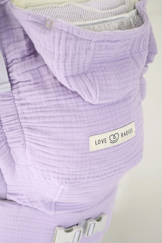 Porte-bébé HoodieCarrier 2 Lilas édition limitée Love Radius zoom