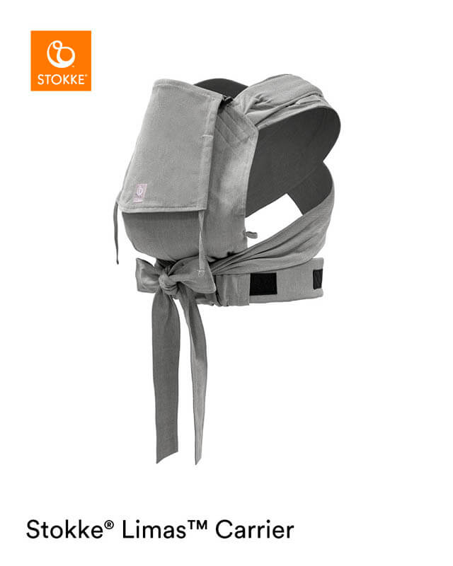 Porte-bébé Limas Carrier Coton Bio Gris mélangé Stokke