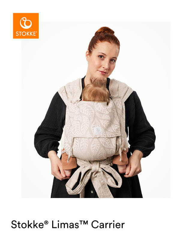 Porte-bébé Limas Carrier Coton Bio Stokke face