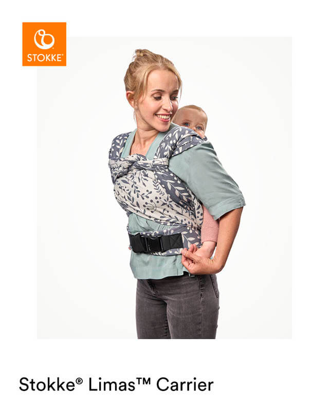 Porte-bébé Limas Carrier Plus Coton bio Stokke dos