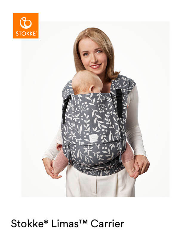 Porte-bébé Limas Carrier Plus Coton bio Stokke face