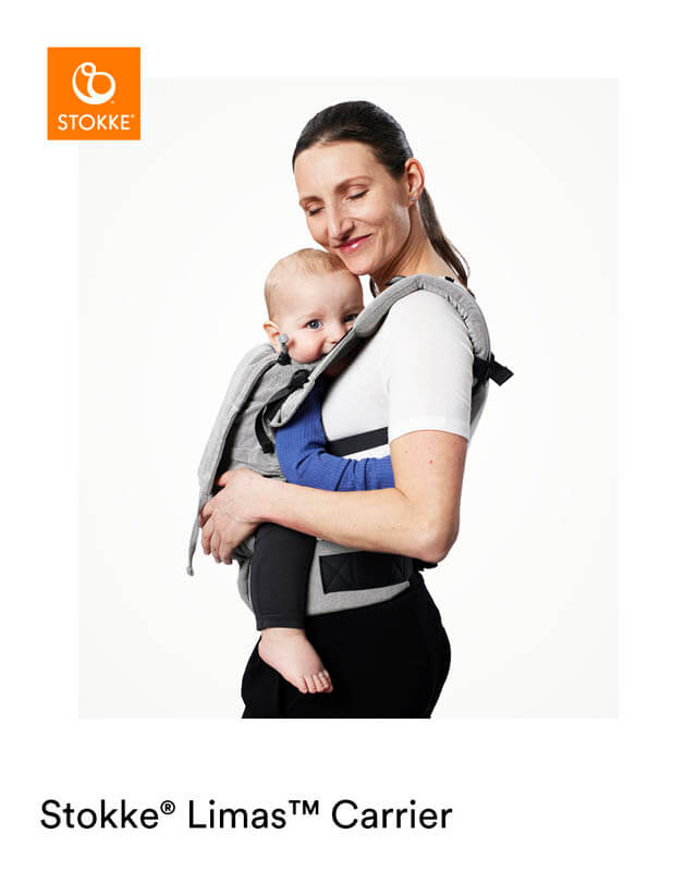 Porte-bébé Limas préformé Carrier Flex Coton Bio Stokke profil