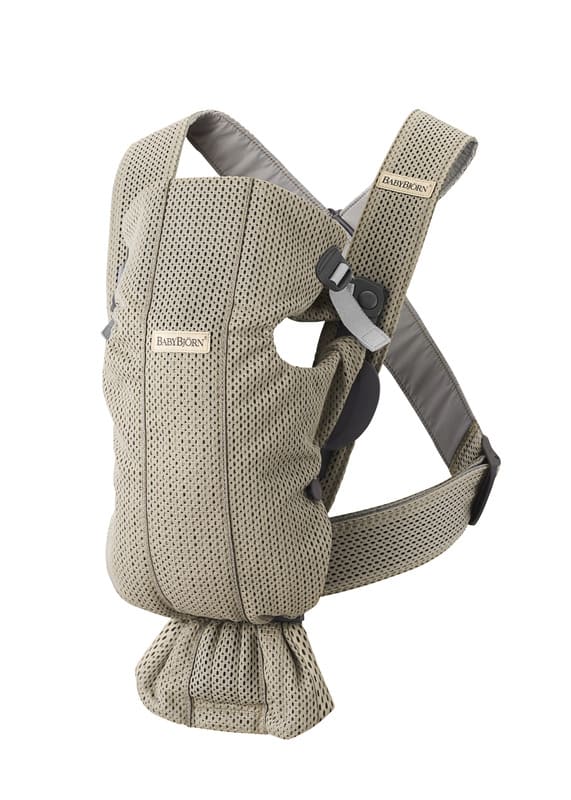 Porte-bébé Mini Mesh 3D Gris beige babybjorn