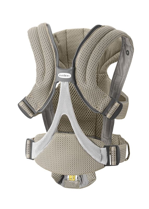 Porte-bébé Move Mesh 3D Gris Beige Babybjorn dos