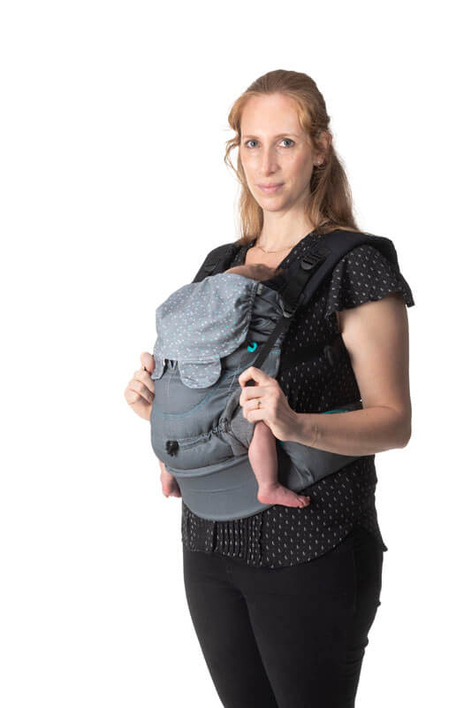 Porte-bébé Myamaki Fit Cool Grey Chicco Produit Profil