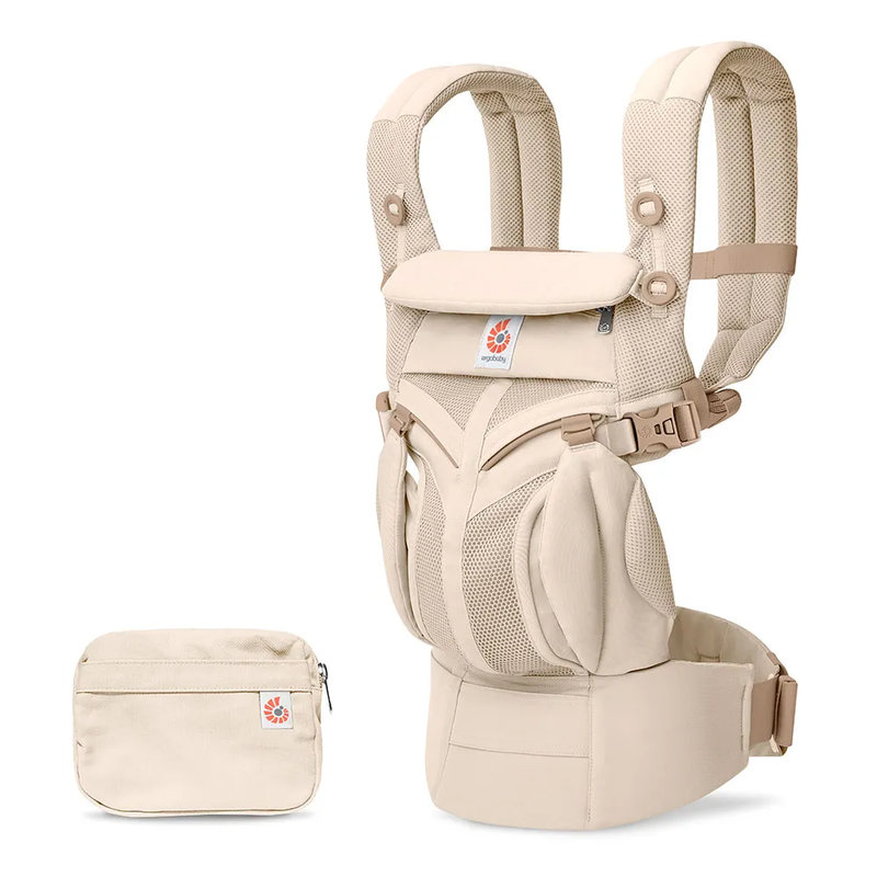 Porte-bébé Omni Classic Mesh Natural Beige Ergobaby produit avec pochette