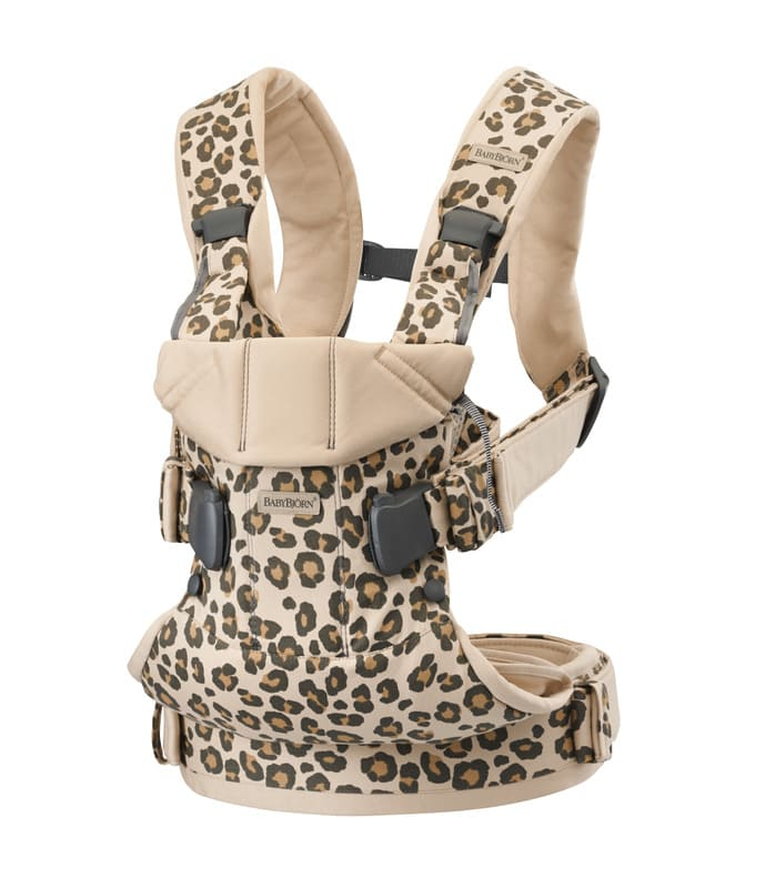 Porte Bebe One Coton Leopard Babybjorn Bambinou Porte Bebe One Coton Leopard Babybjorn Bambinou