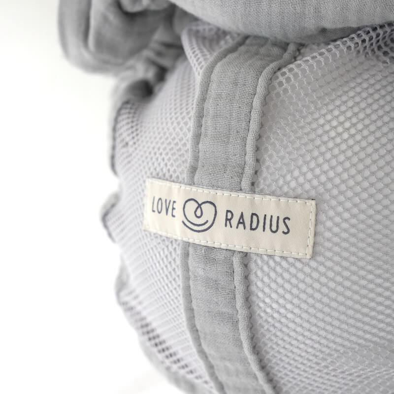 Porte-bébé PhysioCarrier V2 Grey Gaze de coton Love Radius zoom marque