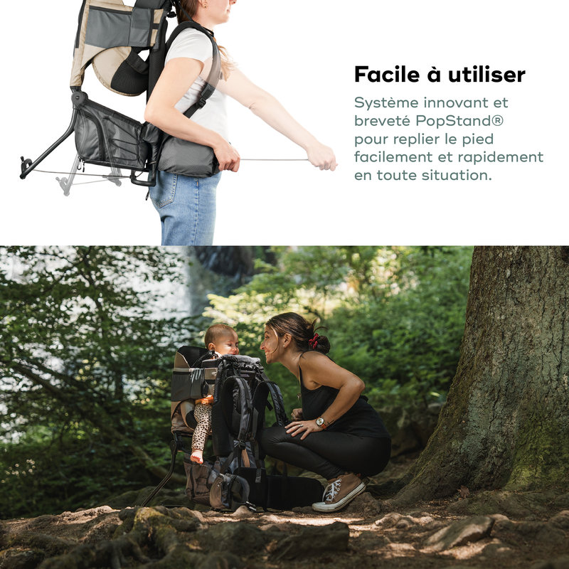 Porte-Bebe De Randonnee (+ Housse De Pluie) Moov & Hike + Dune Babymoov infos 6
