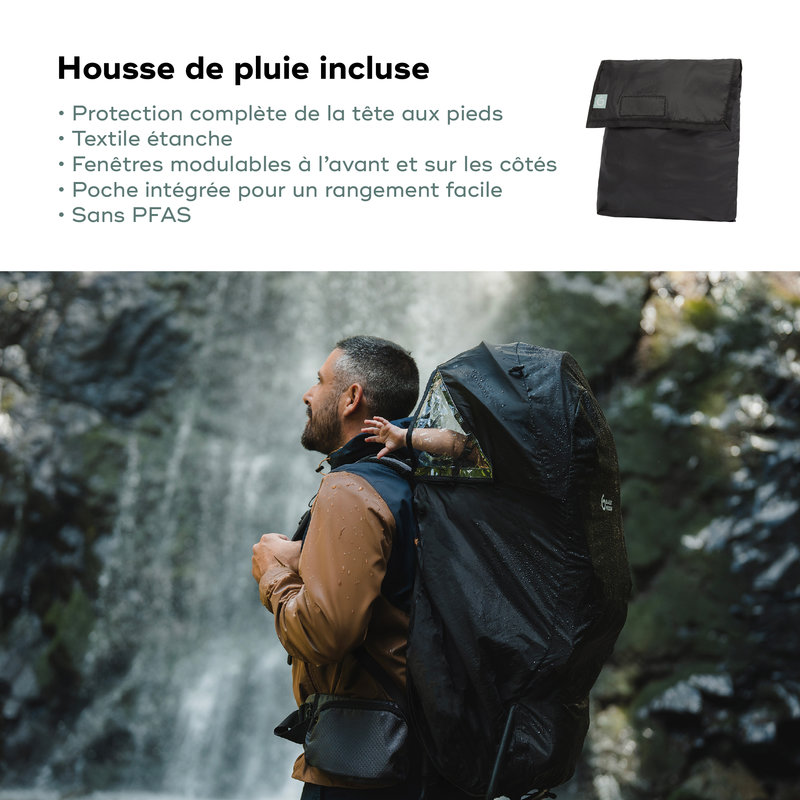 Porte-Bebe De Randonnee (+ Housse De Pluie) Moov & Hike + Dune Babymoov infos 2