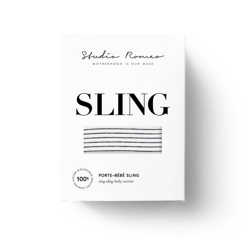 Porte-bébé Sling Stripes Studio Romeo packaging