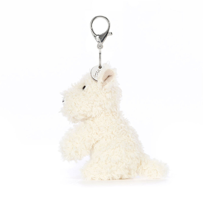Porte-clé Bag Charm Munro Scottie Dog Jellycat profil 