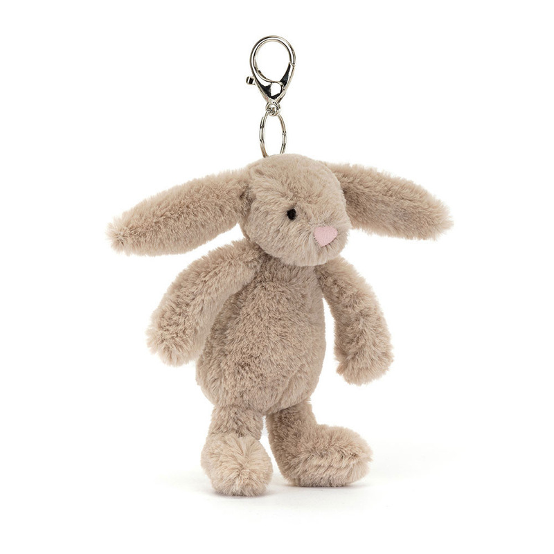 Porte-clé Bashful Bunny Beige Jellycat cote