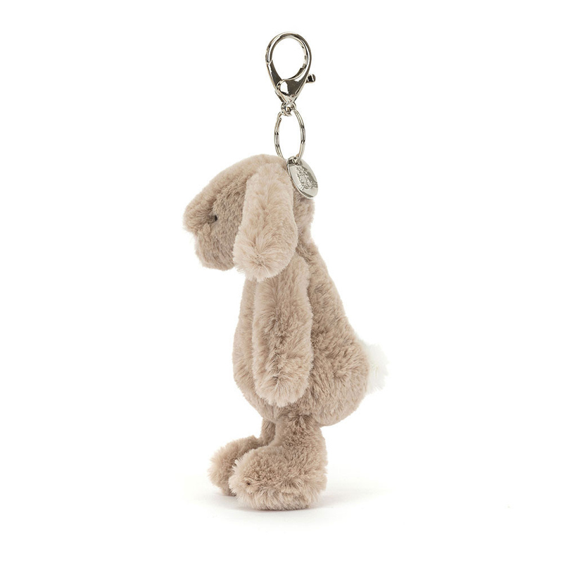 Porte-clé Bashful Bunny Beige Jellycat profil