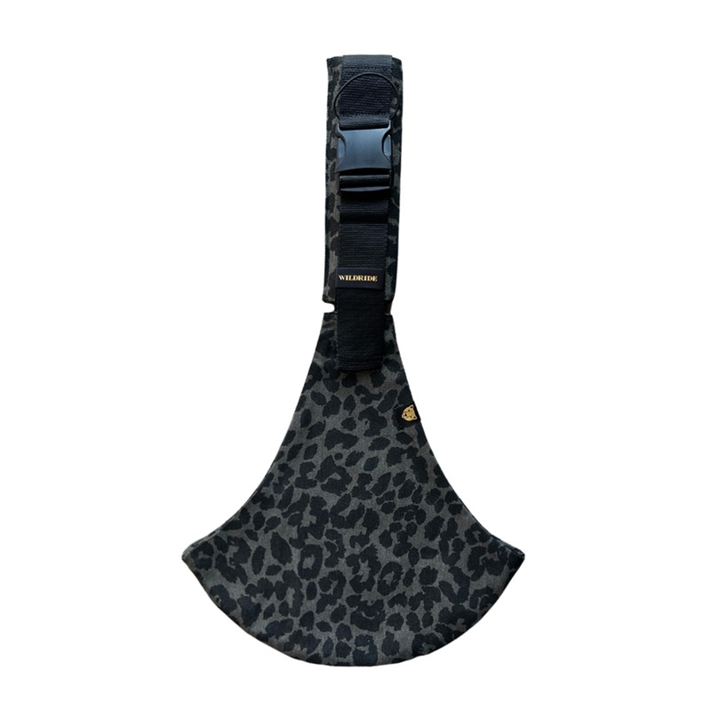 Porte Enfant 9 mois-4 ans Grey Leopard Wildride produit face