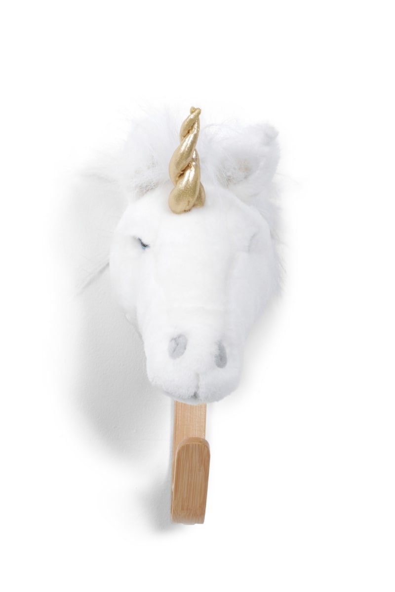 Porte-manteau Licorne Blanche WILD AND SOFT face