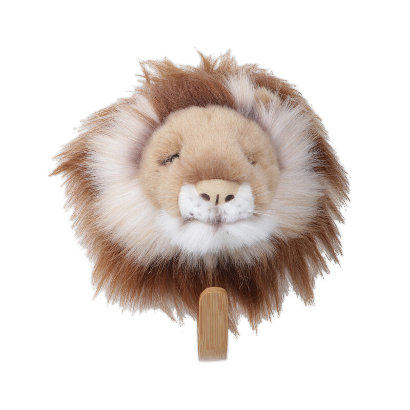 Porte-manteau Lion WILD AND SOFT face