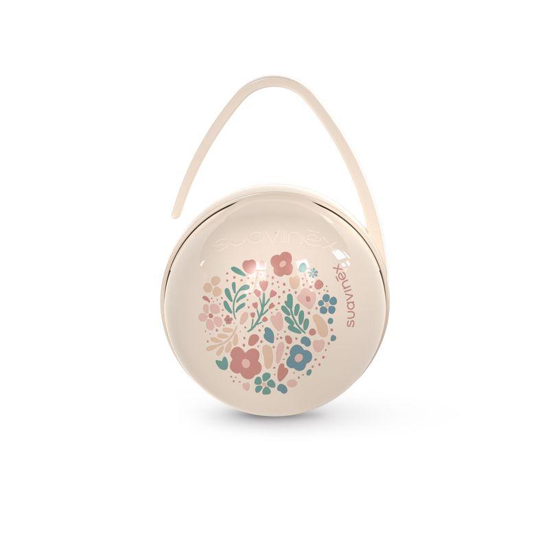 Porte sucette Duo Wonderland Liberty beige SUAVINEX produit