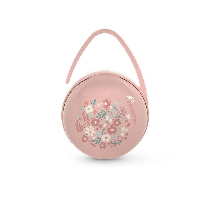 Porte sucette Duo Wonderland Liberty rose SUAVINEX produit