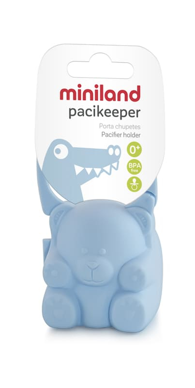 Porte-sucette Pacikeeper bleu Miniland Packaging