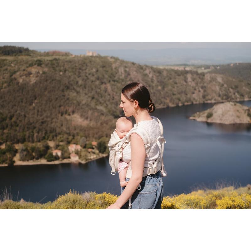 Porte-bébé préformé Néo + V2 Lin Naturel NEOBULLE lifestyle 8