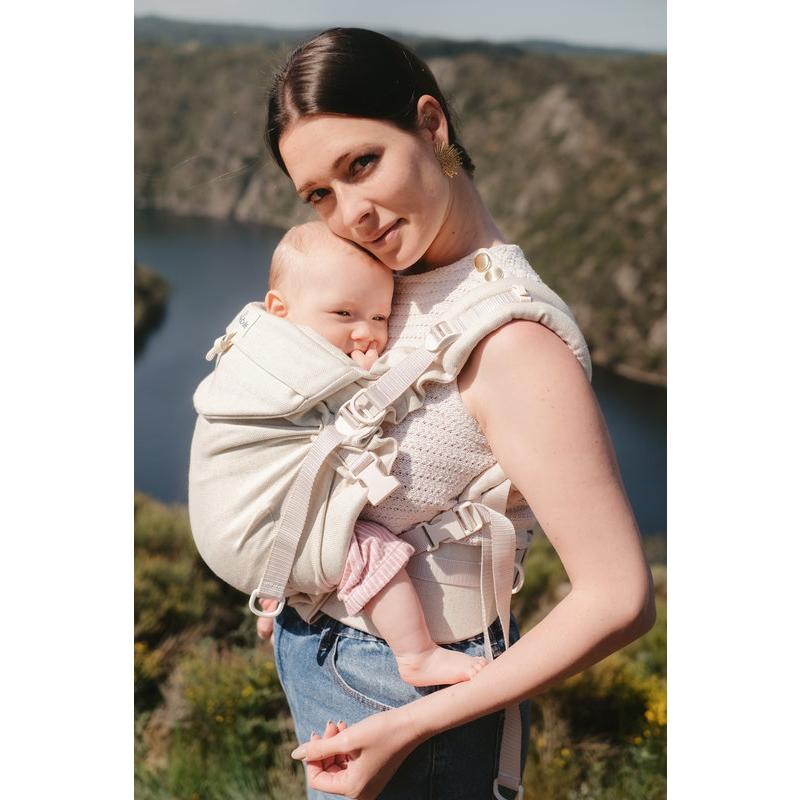 Porte-bébé préformé Néo + V2 Lin Naturel NEOBULLE lifestyle 4