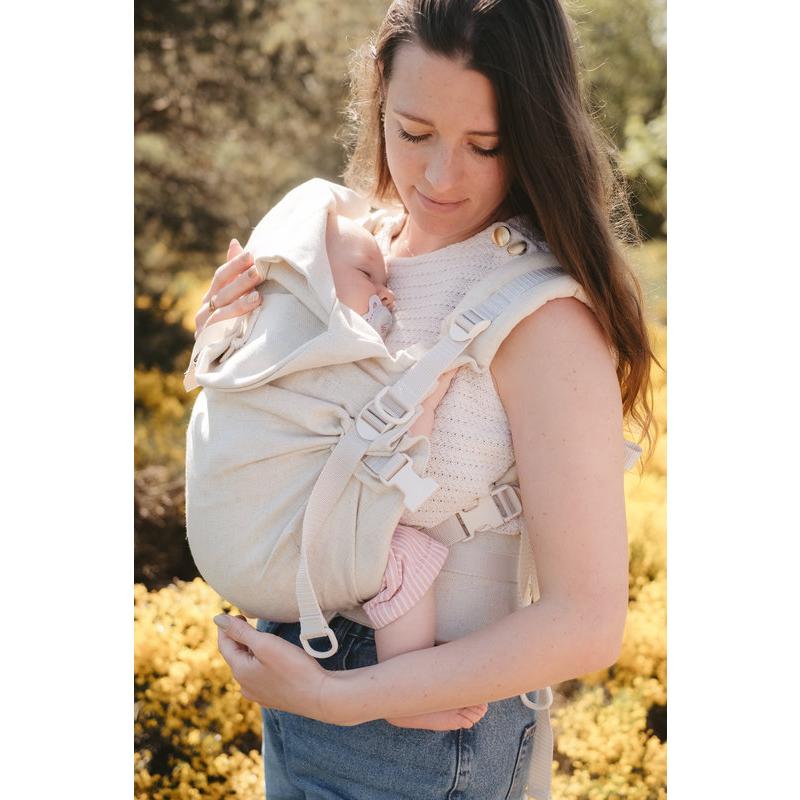 Porte-bébé préformé Néo + V2 Lin Naturel NEOBULLE lifestyle 2